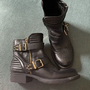 Girls leather Sam Edelman circus boots (2)